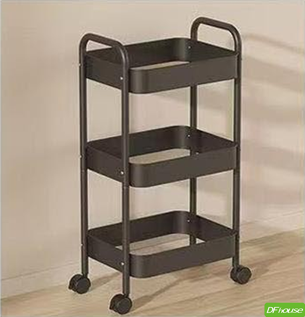 《DFhouse》移動式收納時尚小推車-2色, , large