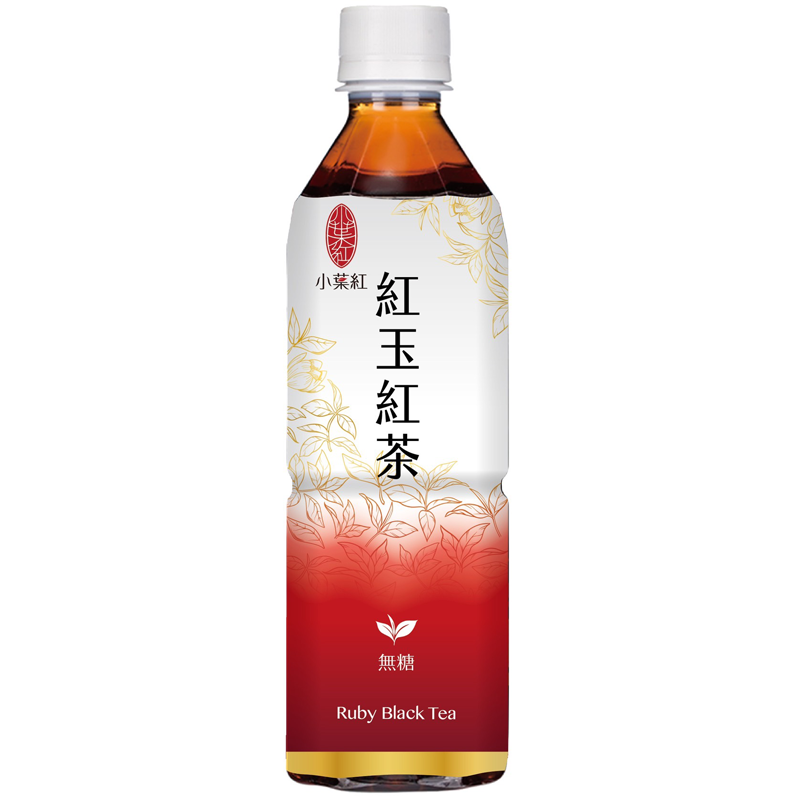 小葉紅紅玉紅茶無糖490ml, , large