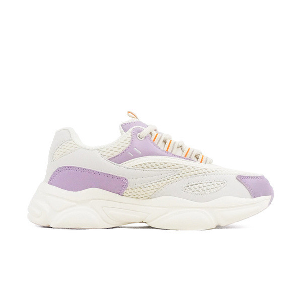 Fila Flamenco 女 慢跑鞋 運動 休閒 透氣 舒適 簡約 穿搭 白 紫 [5-J908X-191], , large