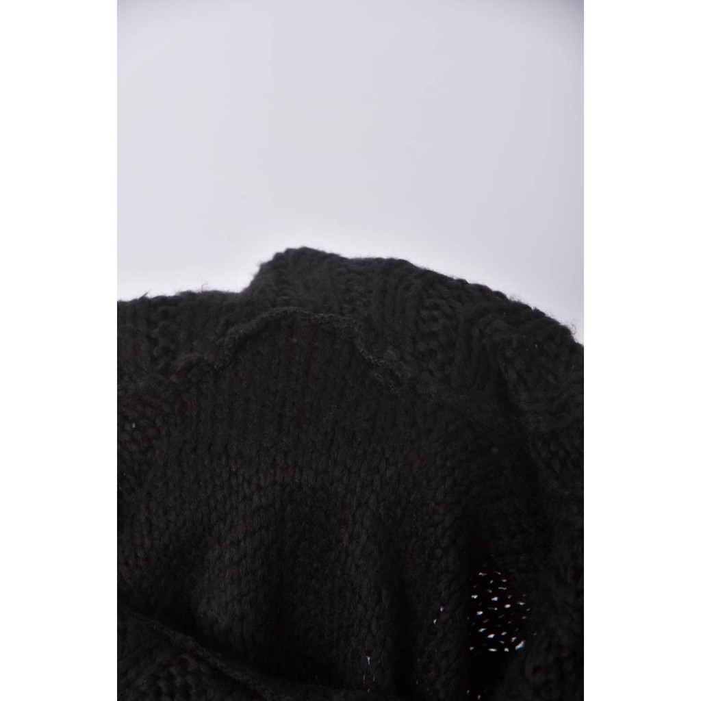 (L) 高領黑色毛衣二手衣, , large