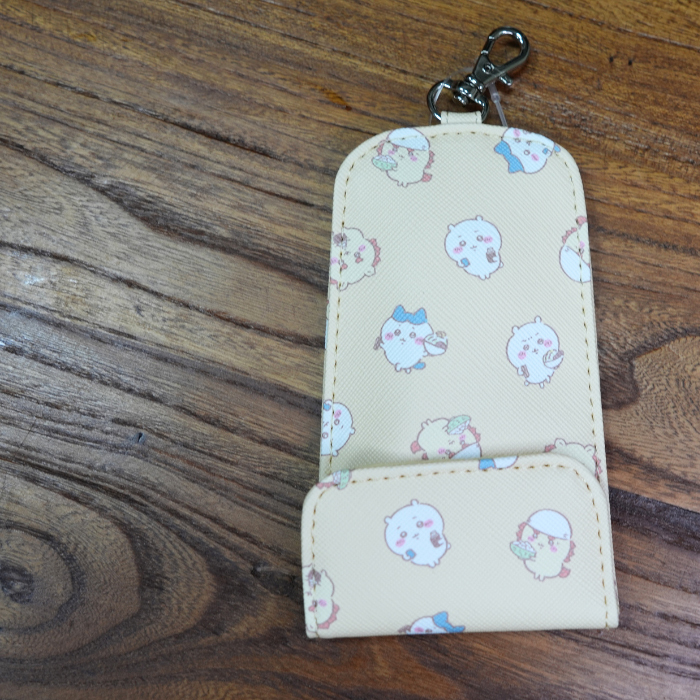 Chiikawa Key-chain Pouch Yellow, , large