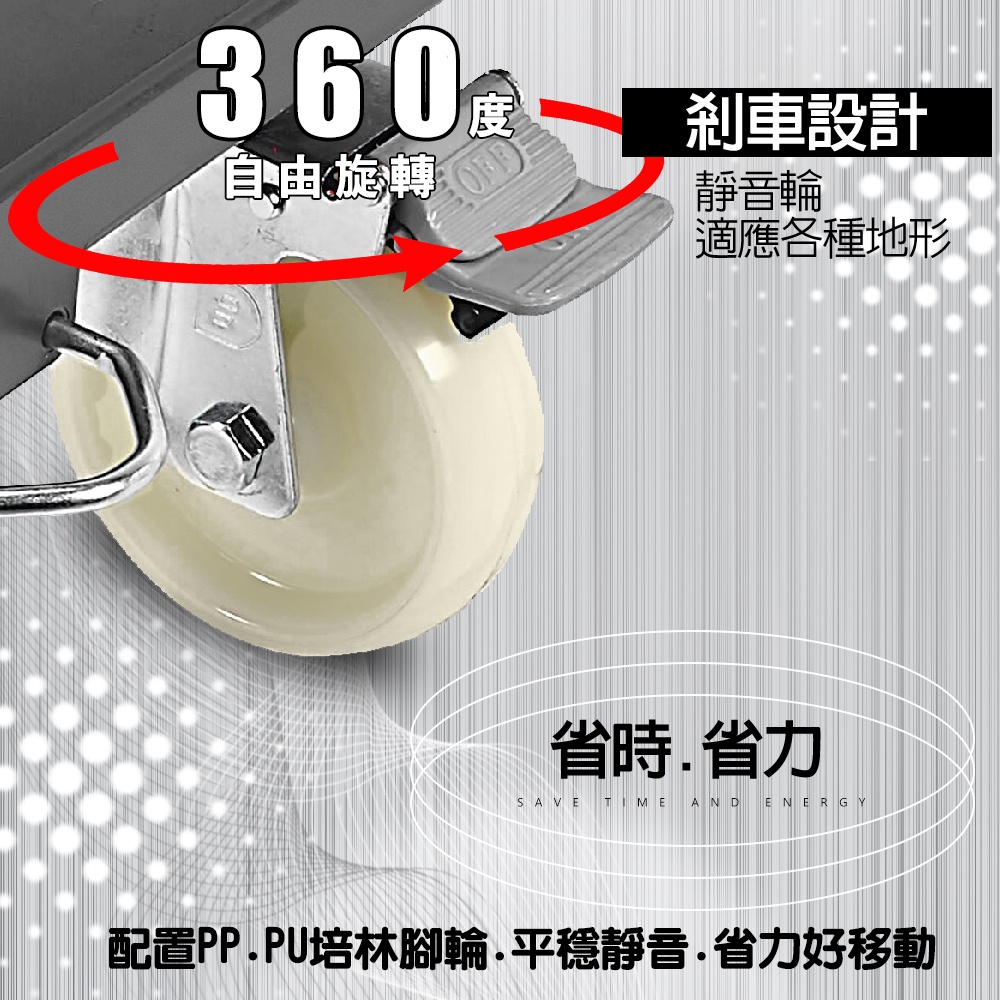 GS MALL 台灣製造 塑鋼運輸平板拖車 63x45x18cm 隨機色 手拉車 搬貨車 工作車 置物車 平板車 拖車, , large