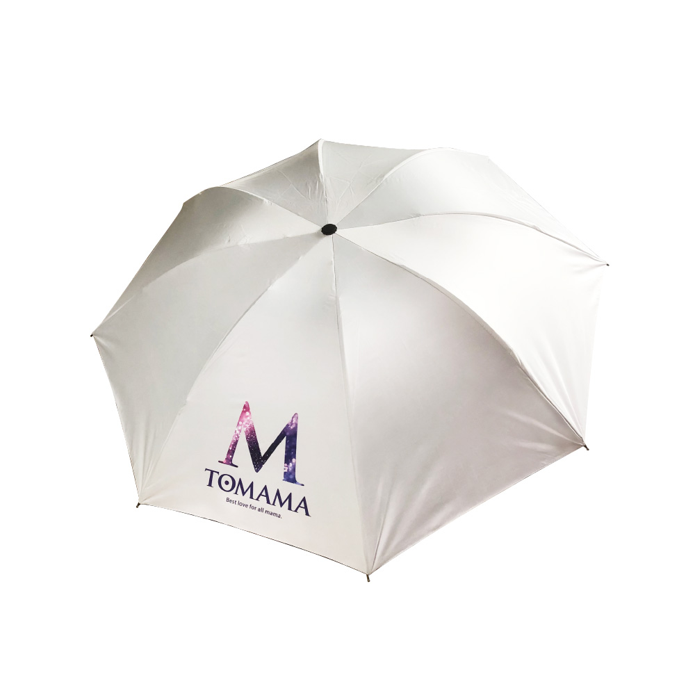 TOMAMA  | 「加厚版」抗UV反向晴雨兩用折疊傘-珍珠白, , large