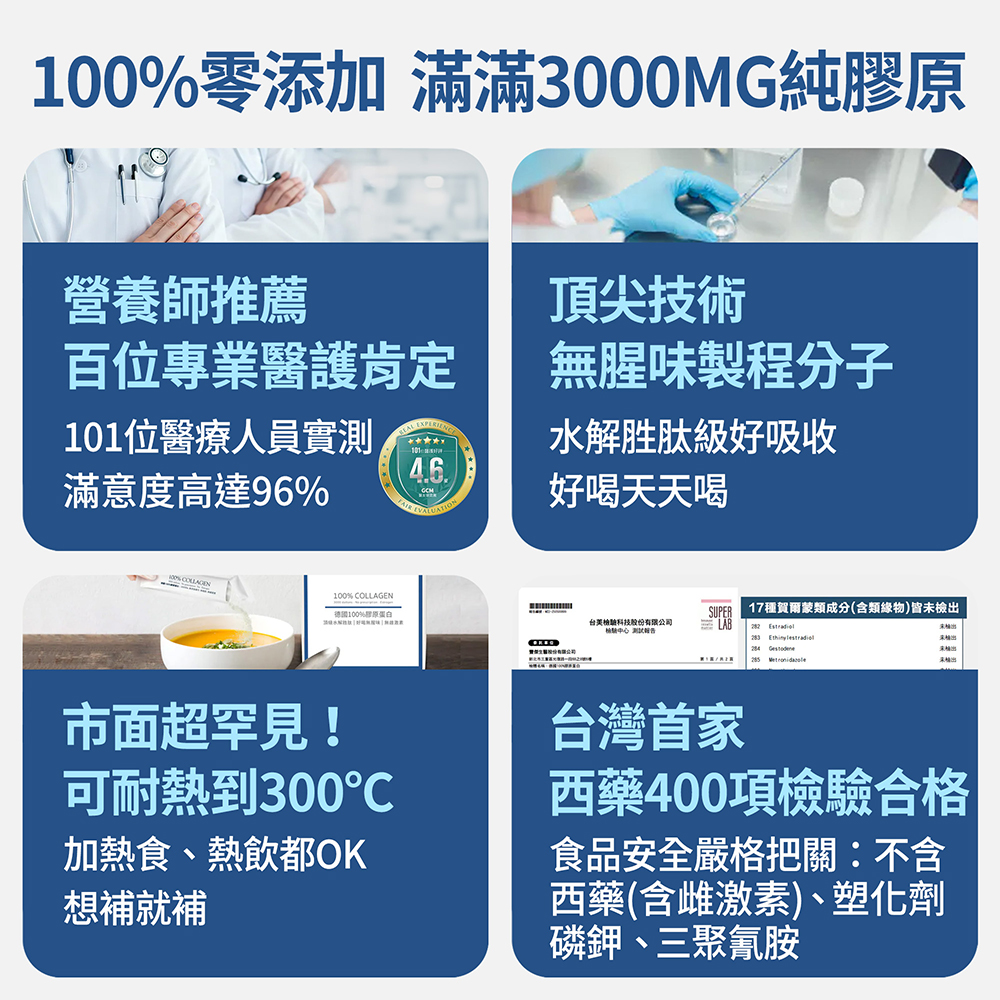 【FJ豐傑生醫】德國100%膠原蛋白-30包/盒(胜肽級小分子ｘ單方無添加膠原蛋白ｘ水解膠原蛋白), , large