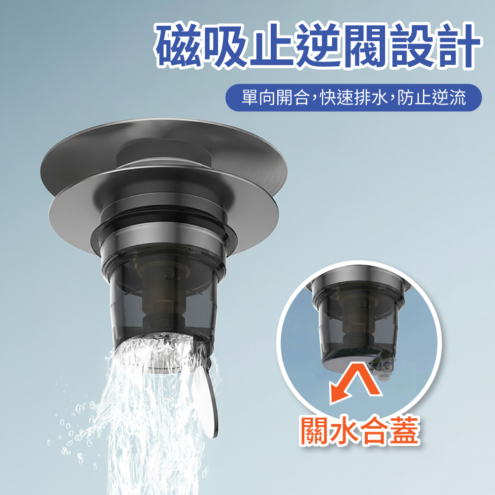 【APEX】精銅雙層過濾按壓式臉盆下水塞, , large