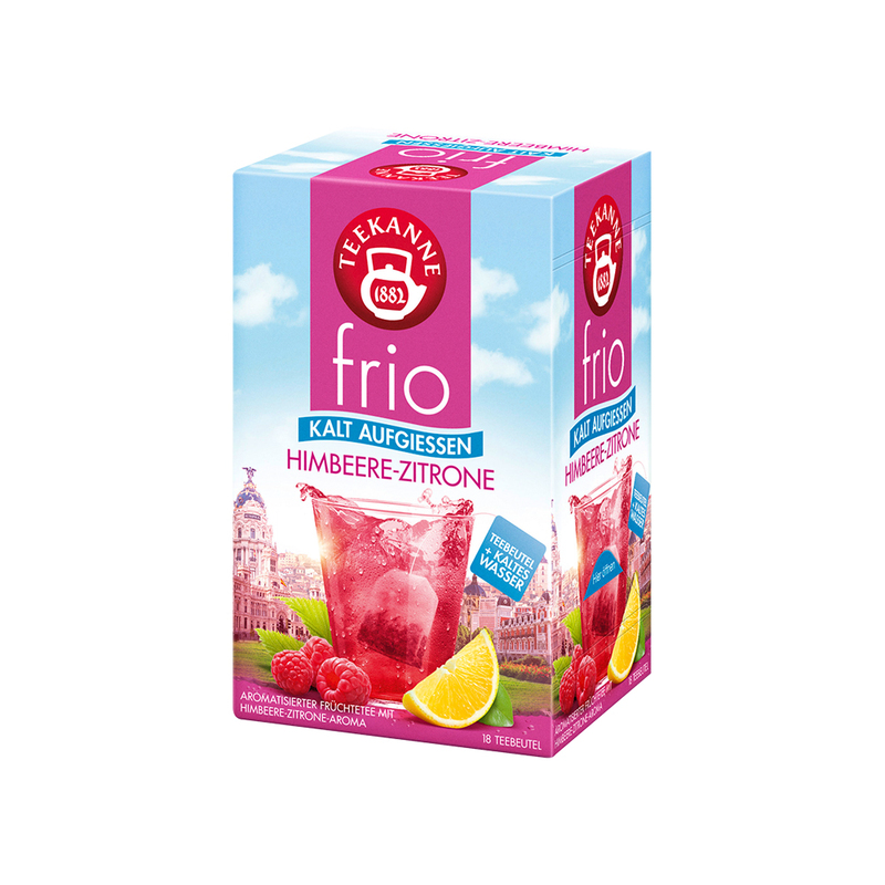 【TEEKANNE】Frio Flavored fruit tea Raspberry and Lemon (2.5g x 18bags/box)