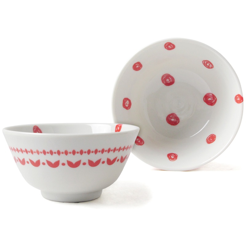 [豐名日本餐具] 4.0"飯碗 毛線球 粉 / C04RB0-331