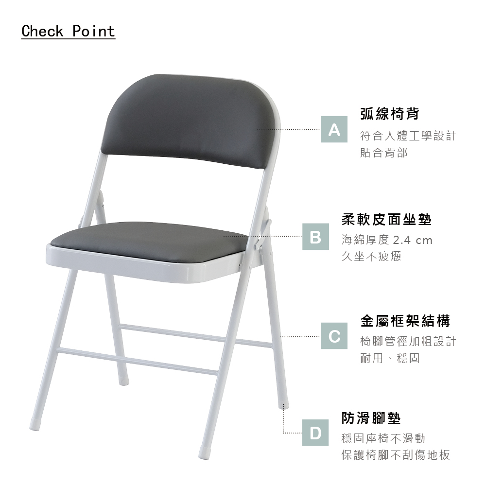 RH Lizhi Folding Conference Chair, , large