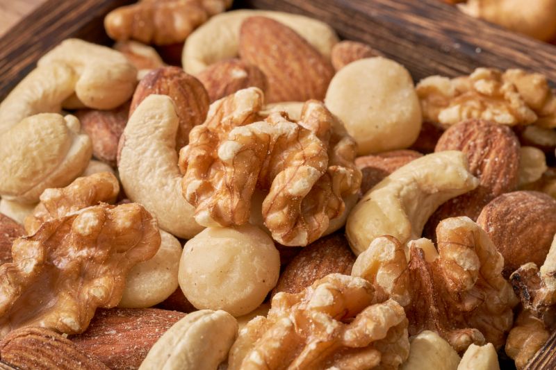 Mixed Nuts 3-Pack + 1 Bonus Pack  | Low-Temperature Roasted, Unsalted Healthy Nut Mix【ChouChou Enterprise】, , large