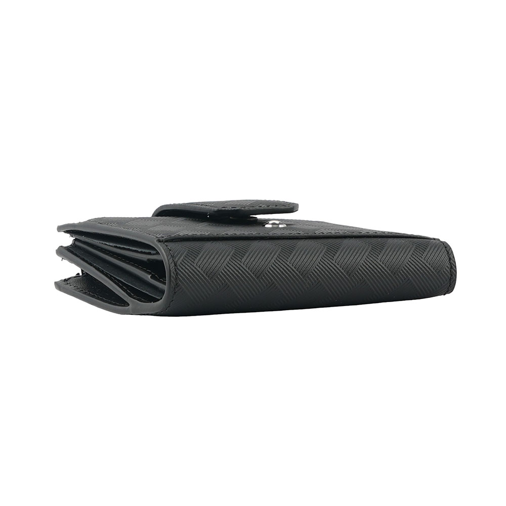 Montblanc 萬寶龍 Extreme 風尚系列3.0 釦式迷你二折短夾/黑色, , large