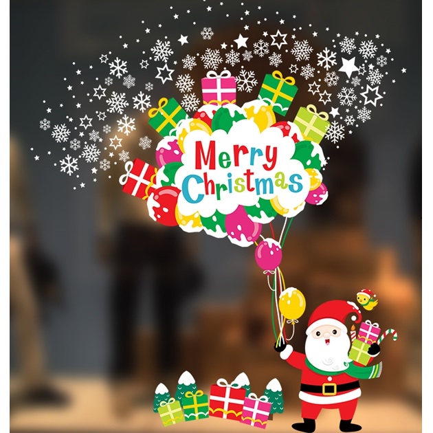 聖誕靜電窗貼, , large