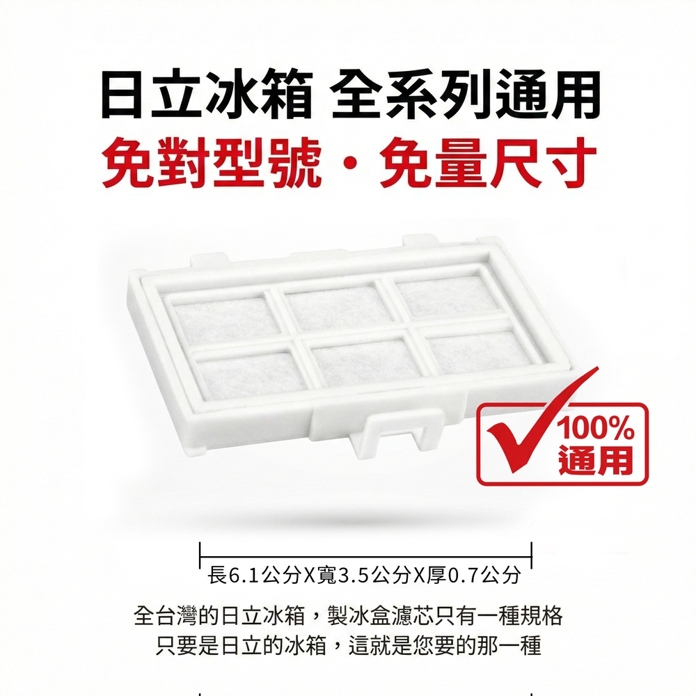 蟎著媽 適用 日立 HITACHI 自動製冰盒 RJK-30 PTR-570ES4K 冰箱 濾網, , large