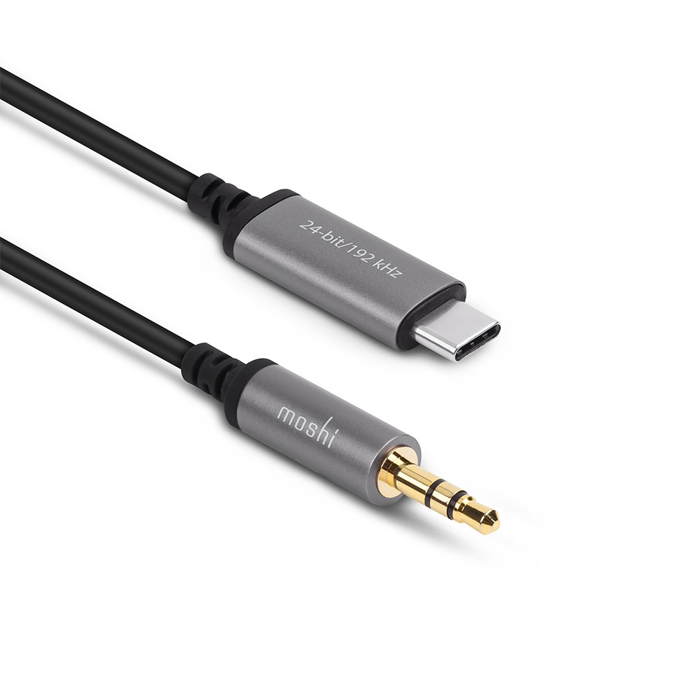 Moshi Aux to USB-C 音源線 (1.2 m) Apple蘋果 iPad 3.5mm, , large