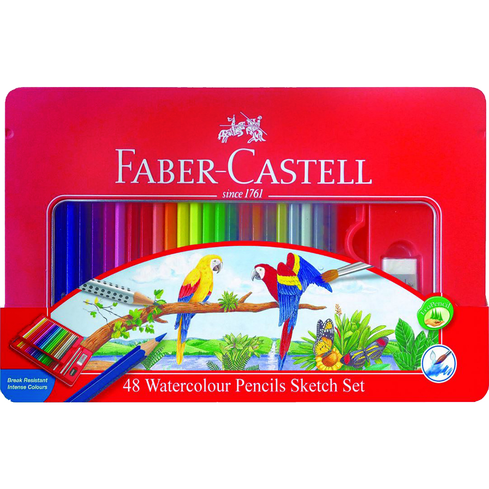 【龍品文創】輝柏 Faber-Castell 48色水性色鉛筆   115939, , large