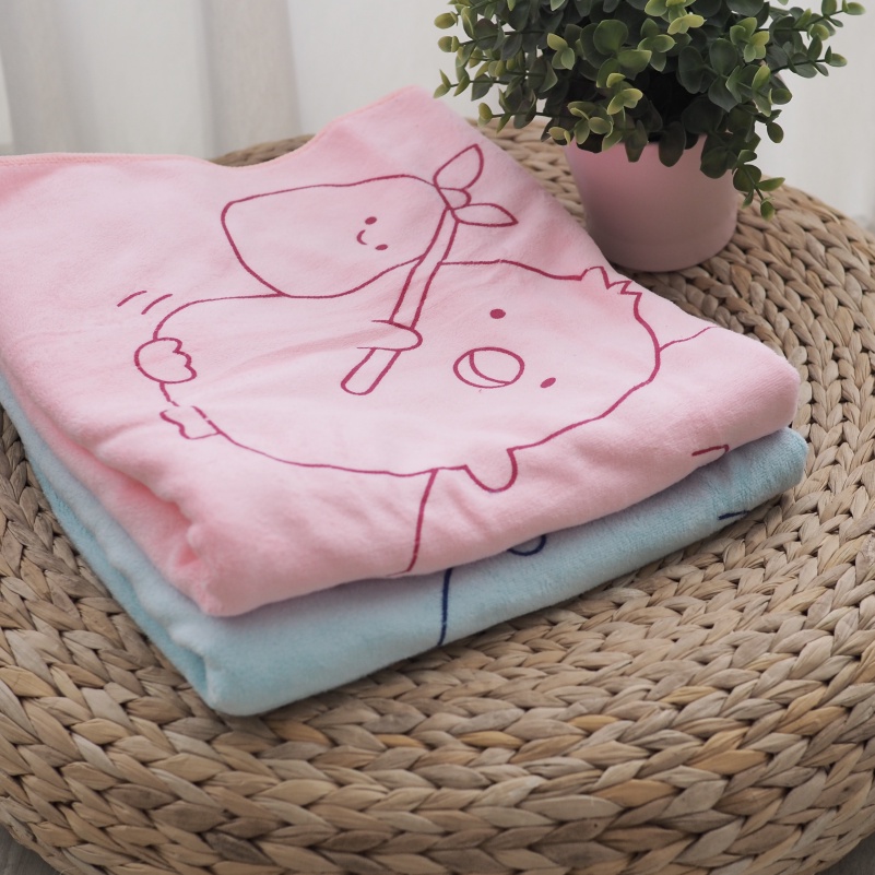 [Kaimei Cotton] Super absorbent 350g super thick absorbent bath towel/bath towel cute children's bath towel, , large