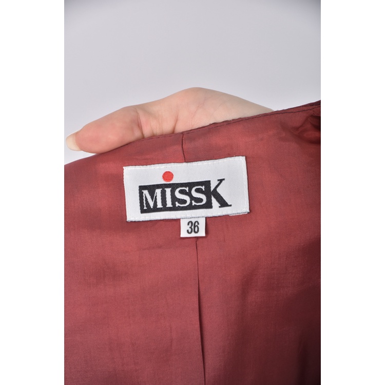 (S) miss k棉質背心紅色外套二手衣, , large