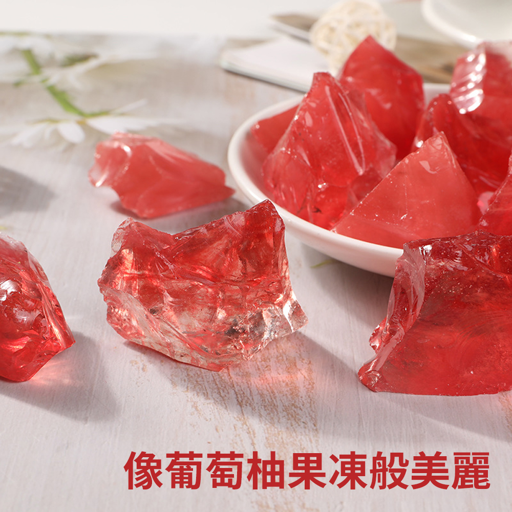 [Red Citrine] &ndash; Attract and Gather Wealth, Crafted from Melted Stone, Enhance Fortune, Boost Popularity, Can Be Used as a Diffuser Stone, Home Decor, , large