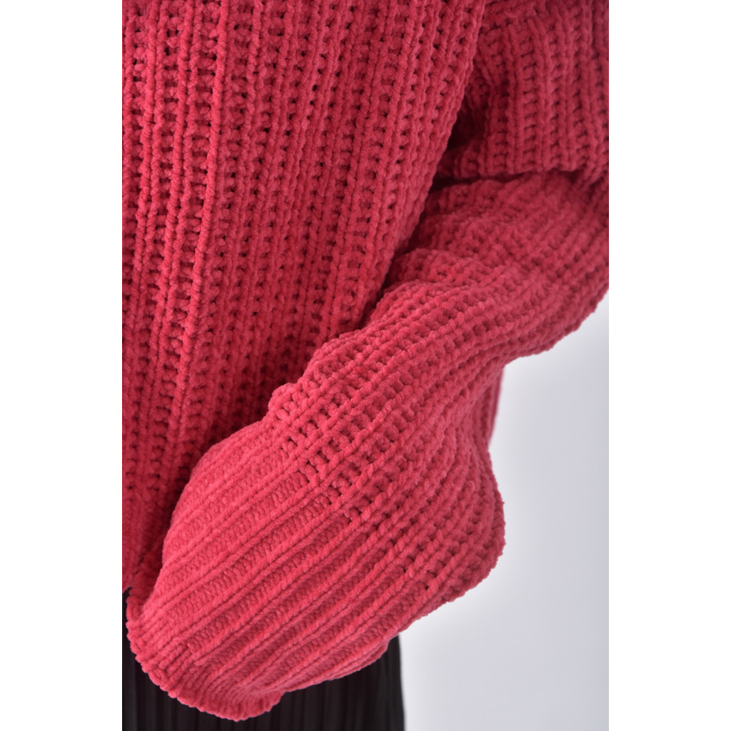 (2XL) pazzo保暖紅色毛衣二手衣, , large