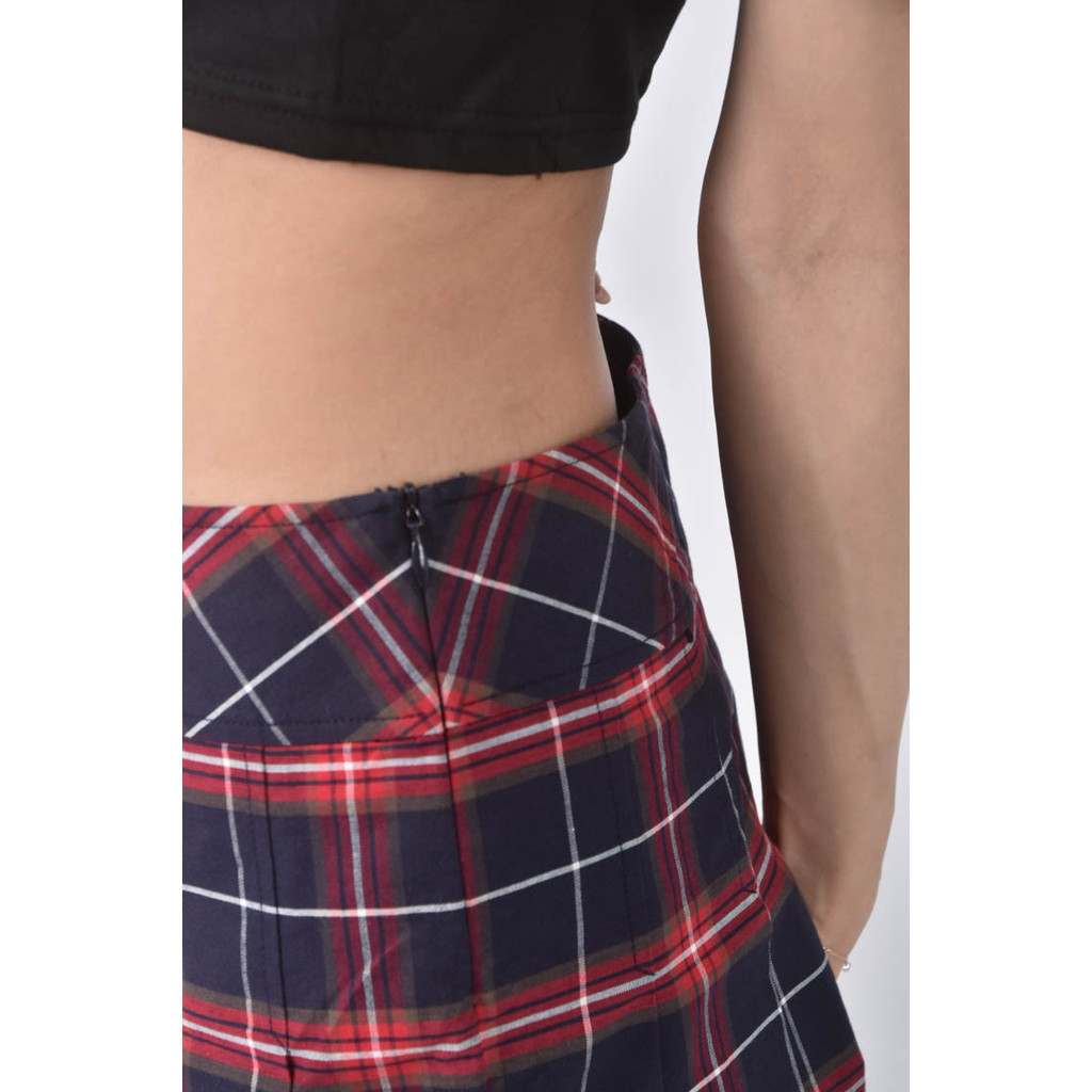 (S) knights bridge棉質純棉紅色短裙二手衣, , large