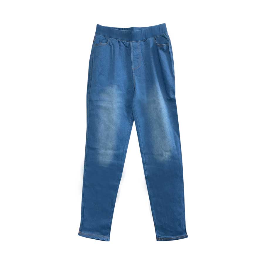 彈力修身牛仔褲, , large