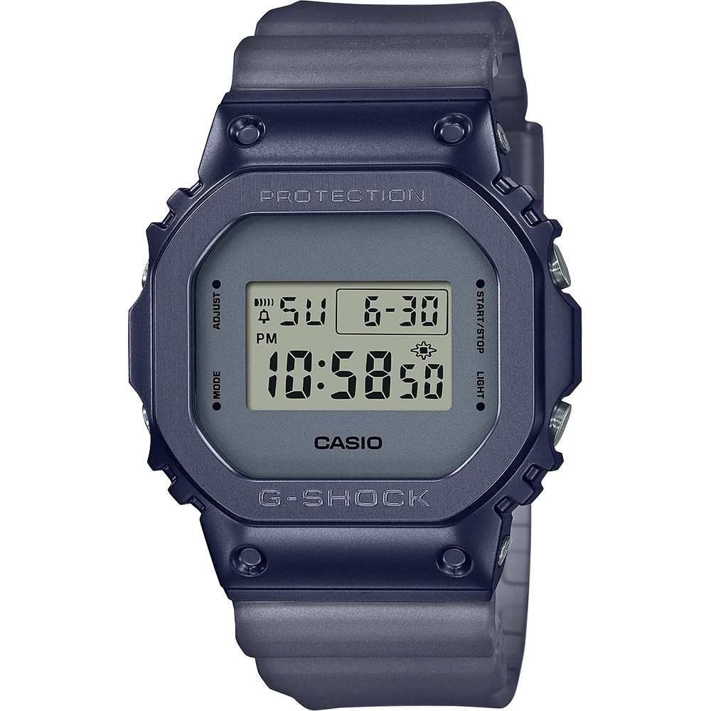 CASIO 卡西歐 G-SHOCK 霧灰漸層 半透明電子錶 GM-5600MF-2, , large