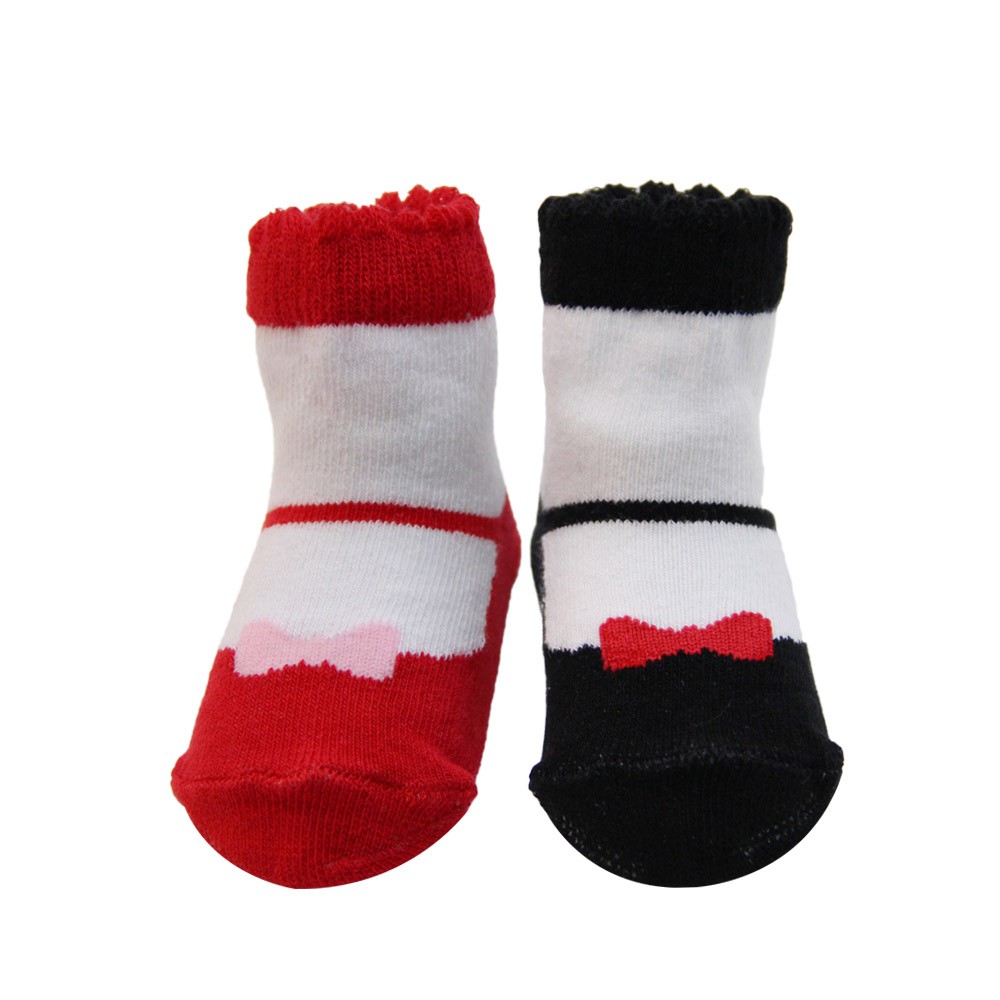 【D&G】蝴蝶結仿鞋造型寶寶襪-D375, , large