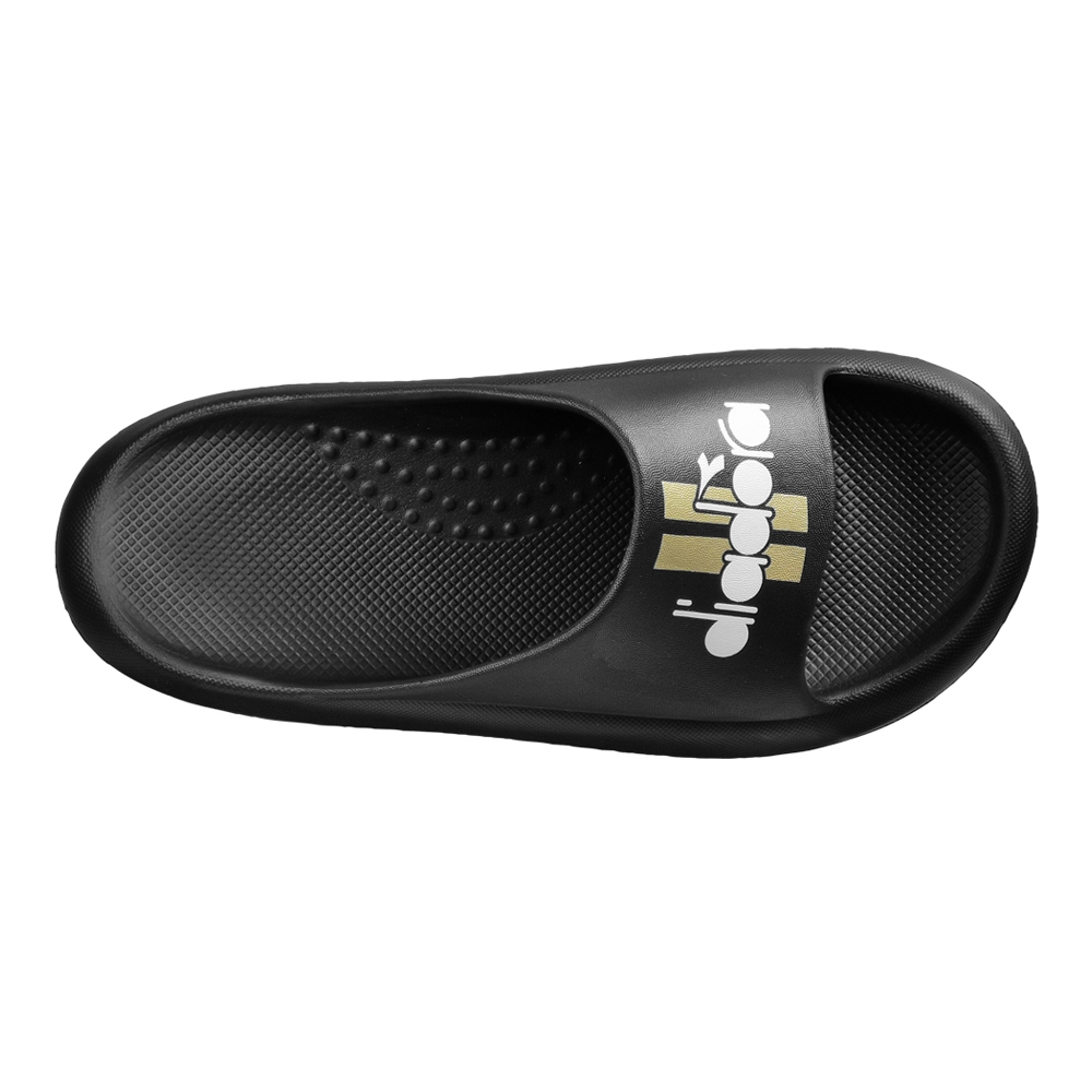 DIADORA迪亞多那 休閒舒壓拖鞋 MIT台灣製造 男鞋 居家 戶外 一體成型 EVA 足弓支撐 排水 止滑 黑 綠, , large