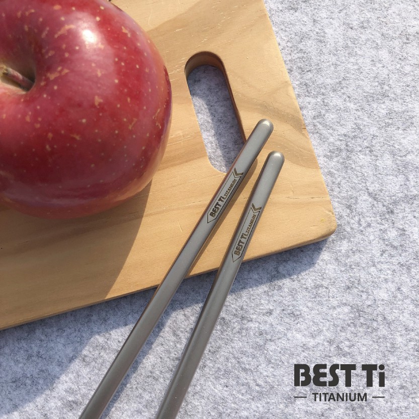 【純鈦霧面長筷】20cm 霧面 鈦筷 環保筷 筷子 環保餐具 露營, , large