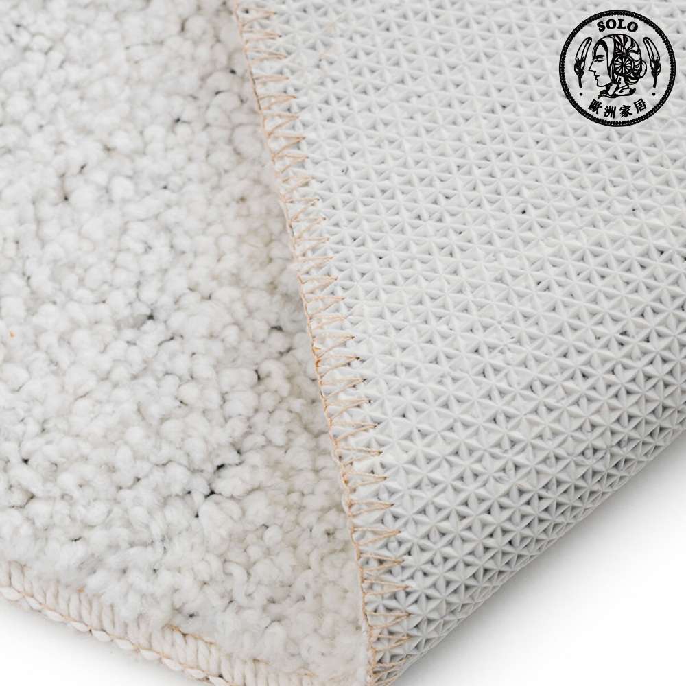 【SOLO歐洲家居】LCW Home 40x60cm 奶油白極簡防滑吸水浴室地墊 迅速吸乾濕腳, , large