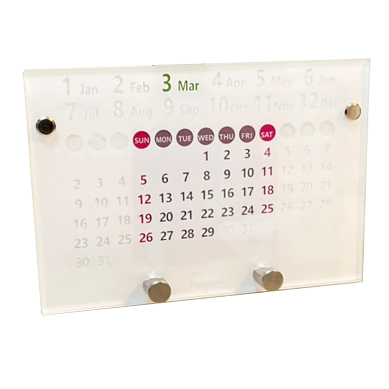 O'day Perpetual Calendar(Cell phone/Pen holder)-White,Sunday Start, , large