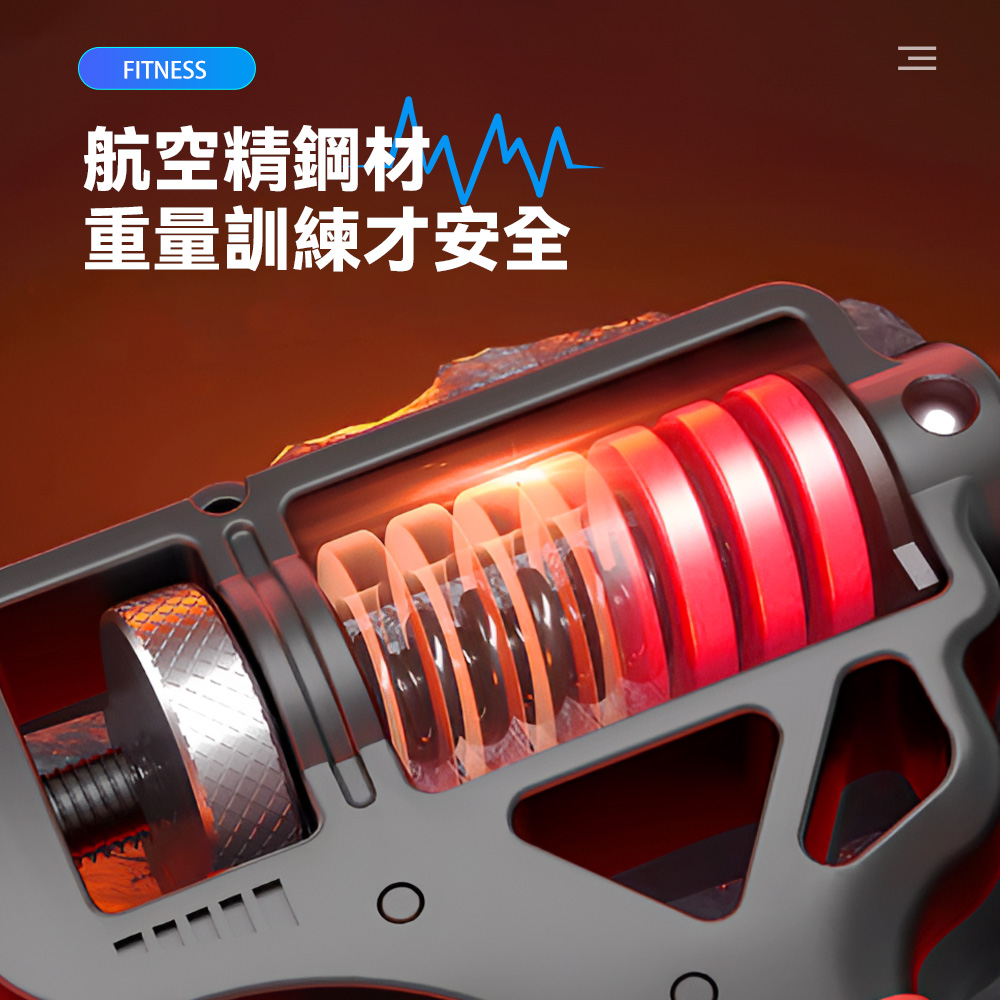 【上手家居】計數握力器-黑紅帶計數器(重型腕力器/可調節握力器), , large