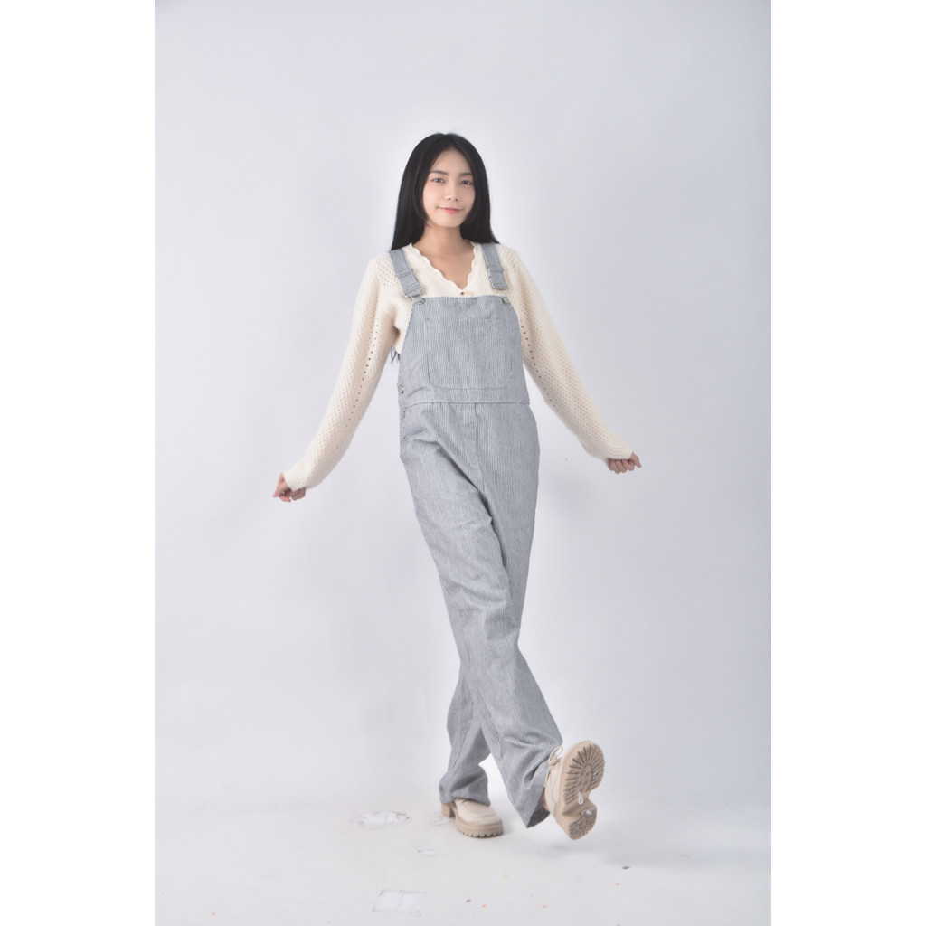 (F) 口袋黑色長褲二手衣, , large