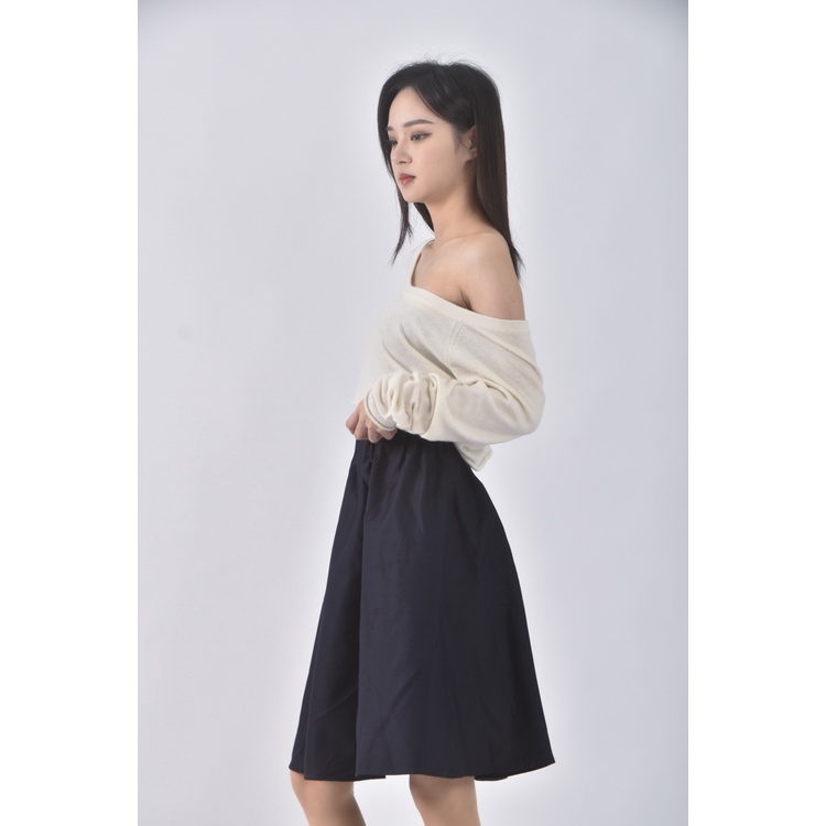 (L) earth music ecologyA字藍色短裙二手衣, , large
