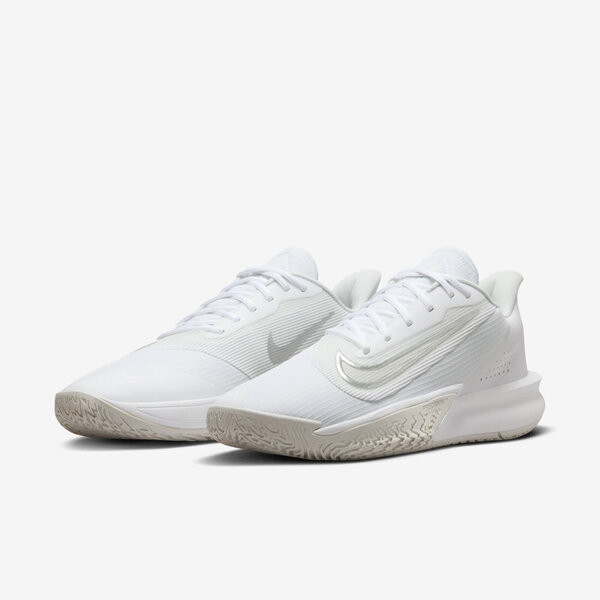 [Kixpress] Nike Precision VII 男 籃球鞋 運動 球鞋 低筒 7代 緩震 包覆 白灰 [FN4322-100], , large
