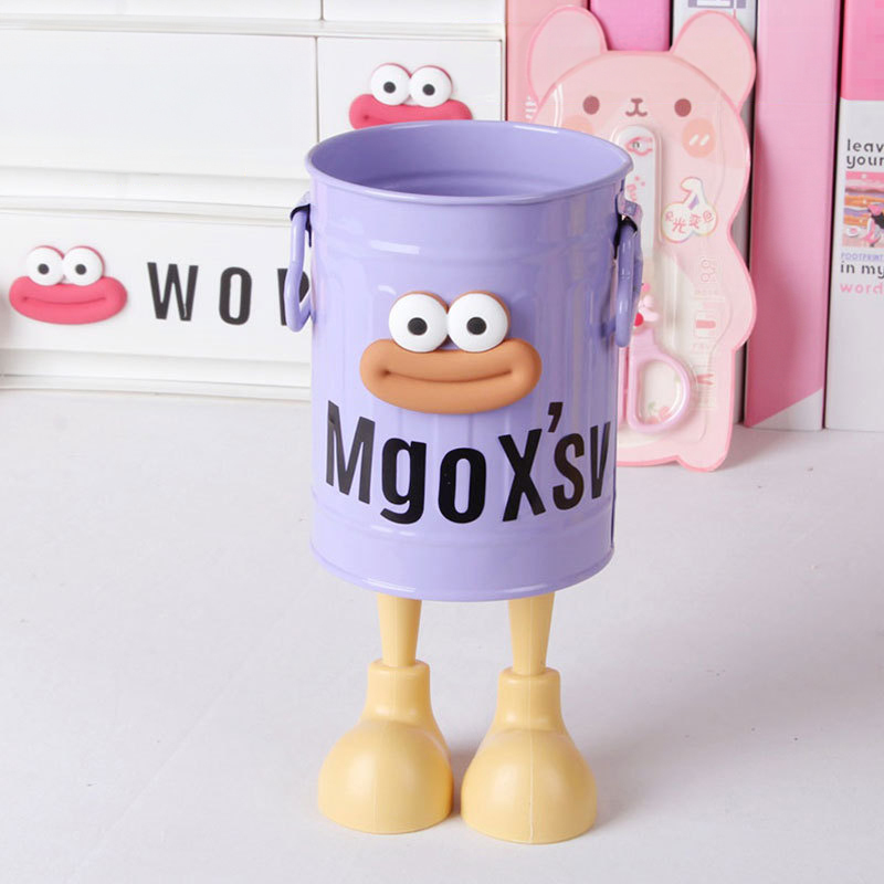 長腿大嘴巴筆筒【5色可選】 收納 文具 筆桶 搞怪表情文具 搞怪表情大嘴吧筆筒 筆筒 開學季 桌上收納 搞怪筆筒, , large