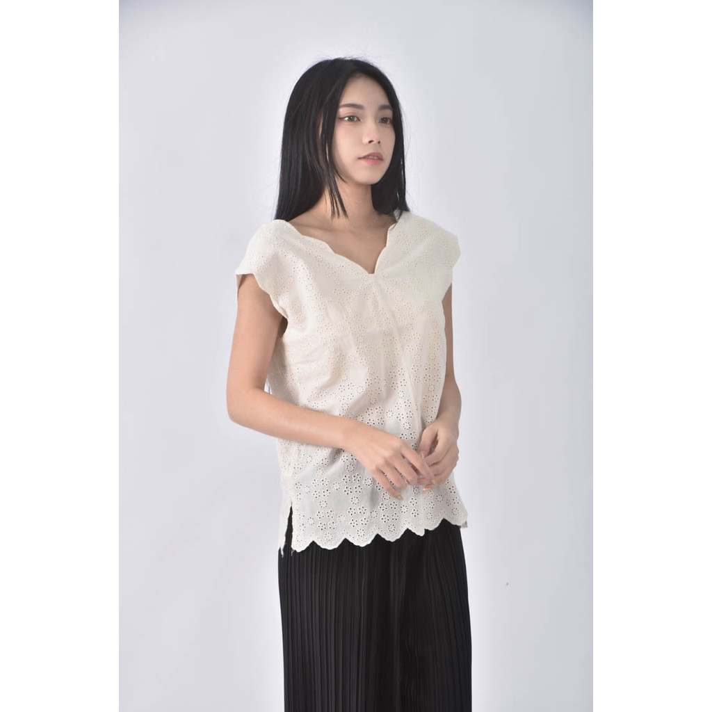 (M) 背心白色上衣二手衣, , large