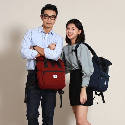 【YUNJOIN】TWILL-時尚多功能輕量後背包-藍色 電腦包 背包 旅行包 書包 上班族 通勤 開學, , large