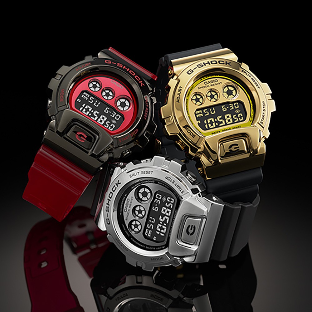 CASIO 卡西歐  G-SHOCK DW-6900 25周年金屬手錶 GM-6900B-4, , large