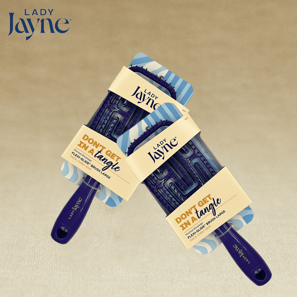 Lady Jayne Flexi Glide Detangling Brush, , large