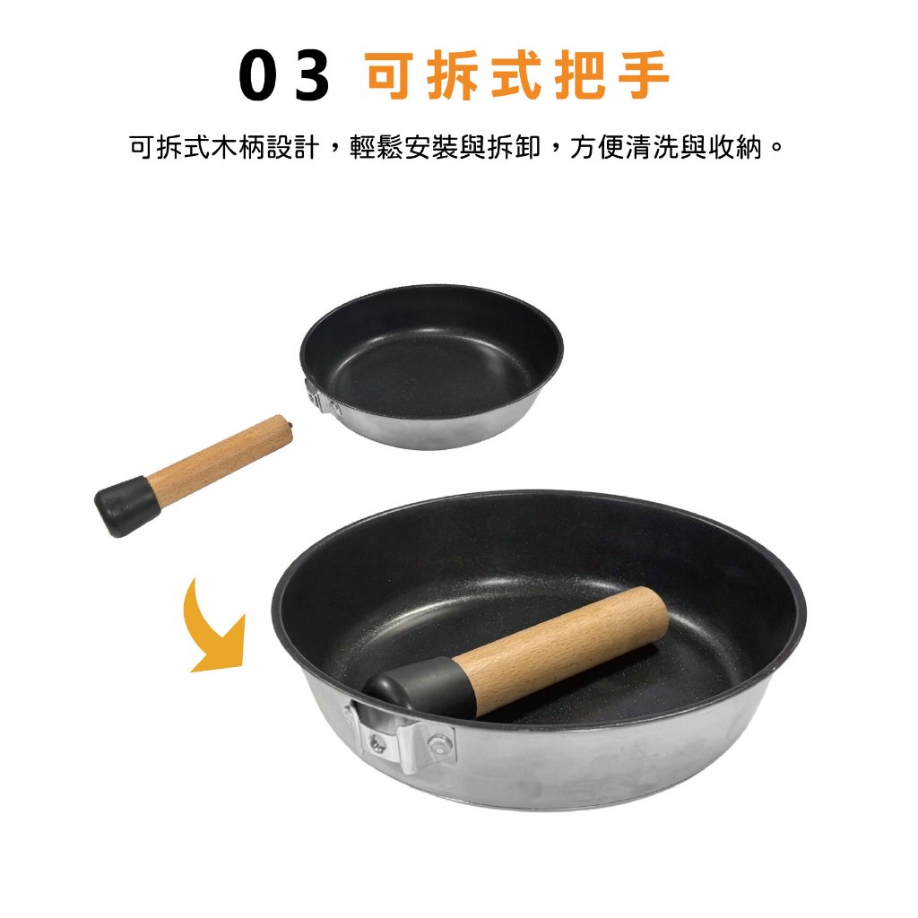 Non-Stick Stainless Steel Frying Pan, , large