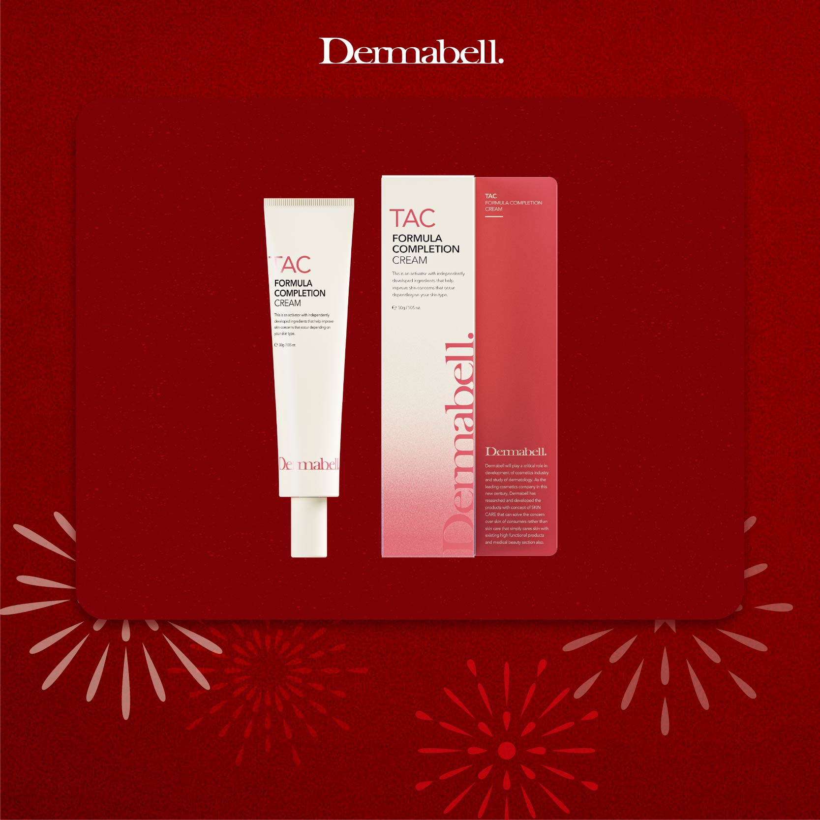 TAC Formula Completion Cream+DERMABELL Limited Edition Travel Pouch, , large