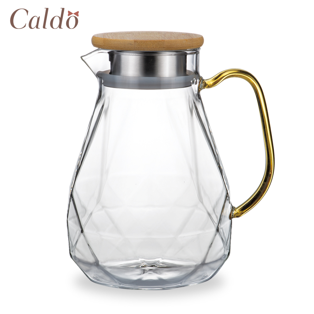 Elegant Pyrex Glass Water Pitcher, , large