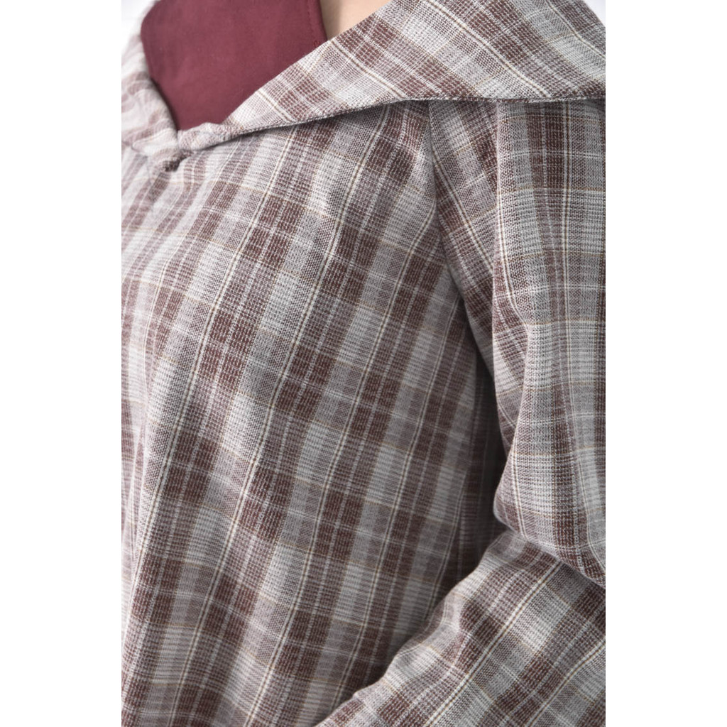 (F) 【又又私服】thank you韓牌質感掛領紅色長袖上衣二手衣, , large