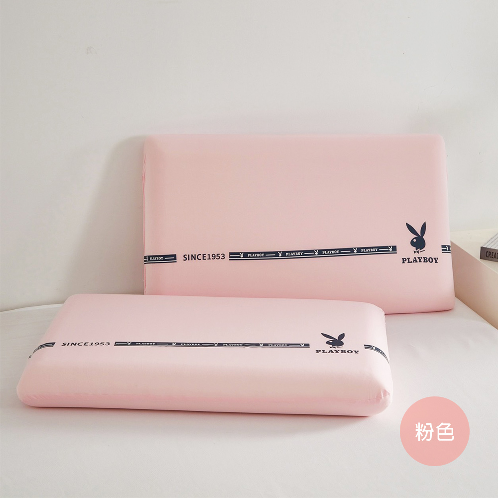 【PLAY BOY】零壓力涼感慢回彈記憶枕 2入(止鼾枕/釋壓支撐/透氣好眠/太空記憶棉)藍色, , large