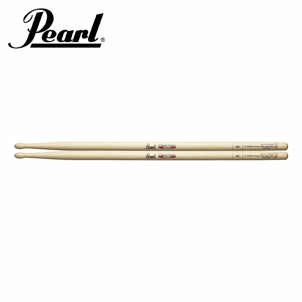 Pearl 7HC 山胡桃木鼓棒 日本製【敦煌樂器】, , large