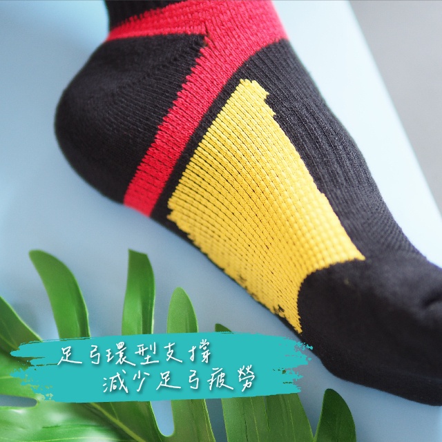 [凱美棉業]3雙組 MIT台灣製 2/2足弓全面保護運動機能襪20-24cm, , large