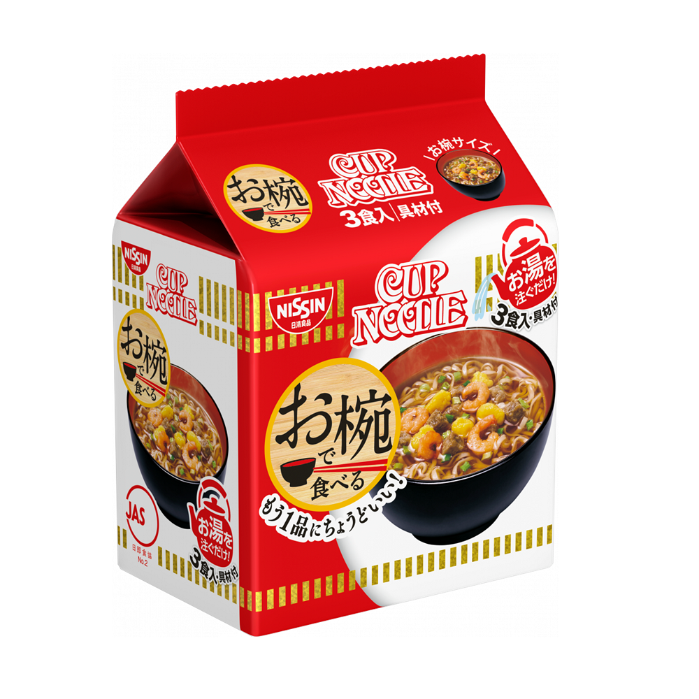 Nissin small noodle-soy sauce, , large