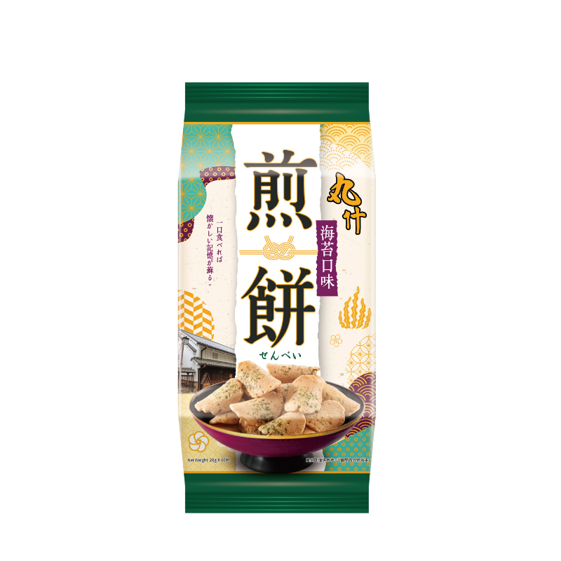 [Wanxin] Marushi Japanese Senbei (Seaweed), , large