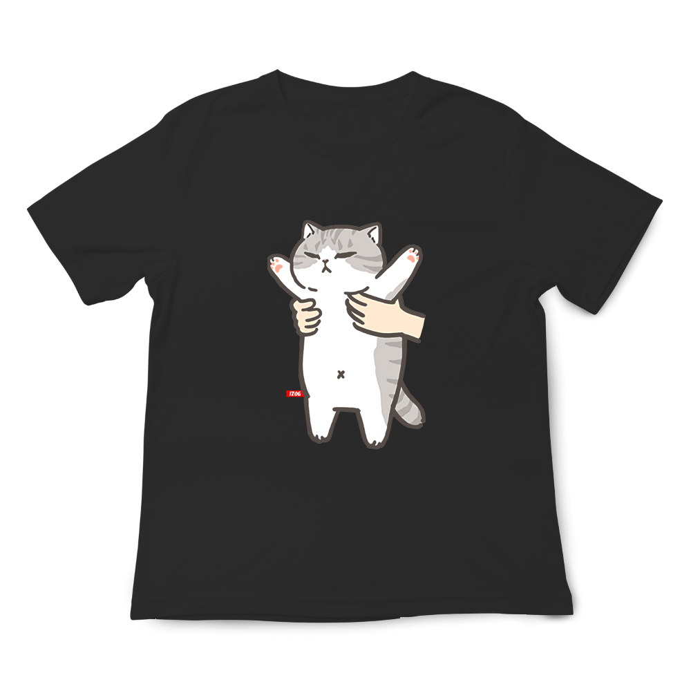 JZ TEE Shiba Inu & Cat - Fly High Graphic Tee, , large