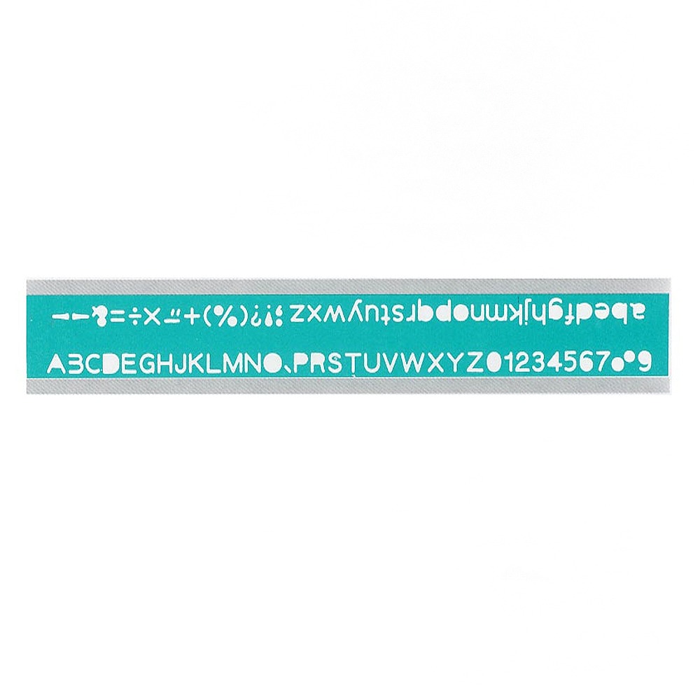 【 徠福 】英文數字定規(針筆專用) / 片 TP-726A, , large